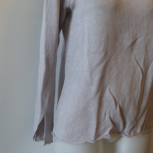 LISA TODD LINEN RIBBON LACE UP PULLOVER SWEATER M* - Picture 8 of 15